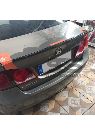 Honda Civic Fd6 Bagaj Üstü Black Piano Spoiler Bagaj Çıtası (Sts Oto Aksesuar) 01