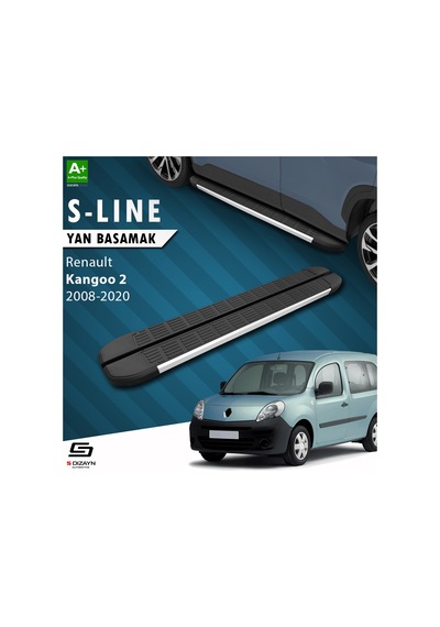 S-Dizayn Renault Kangoo 2 S-Line Aluminyum Yan Basamak 193 Cm 200