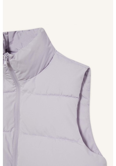 Defacto Defactofit Su İtici Regular Fit Fermuarlı Sporcu Su Geçirmez Şişme Yelek E9209ax25aupr40 Mor