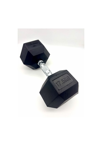 Alin Sport 17,5 Kg Kauçuk Profesyonel Olimpik Hex Dumbbell Hex Dambıl - Altıgen Dambıl