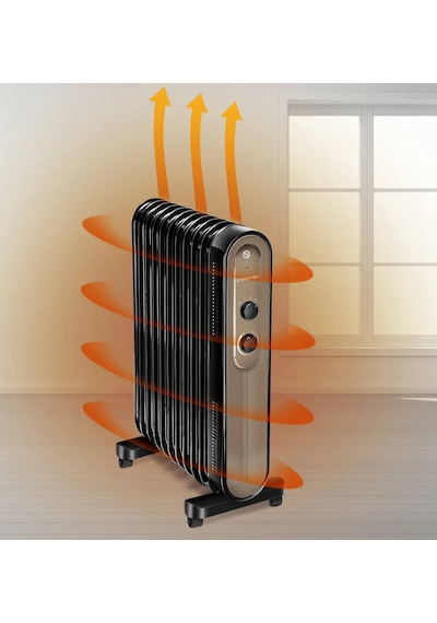Trotec TRH 24 E 2200 W 11 Dilim Yağlı Radyatör