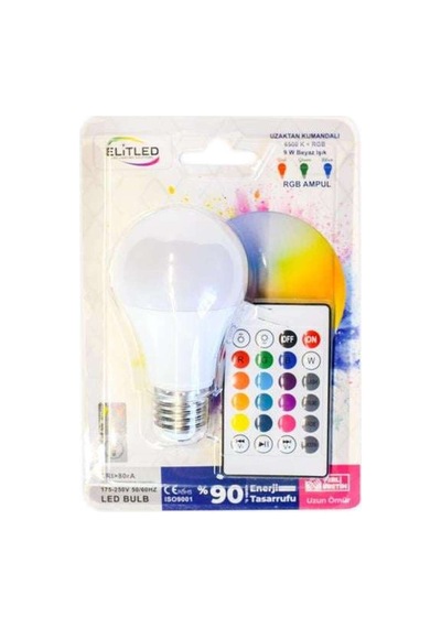 9w Kumandalı Beyaz+rgb Led Ampul 1 Adet Diğer Diğer