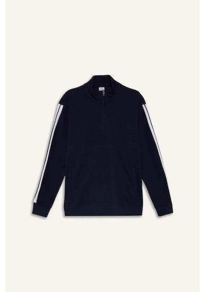 Defacto Defactofit Standart Fit Dik Yaka Sporcu Sweatshirt D1953ax25aunv253 Lacivert