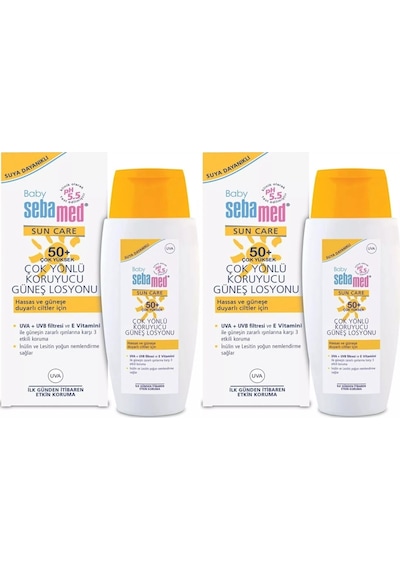 Sebamed Sun Care Bebek Güneş Losyonu Kremi 50+faktör 150ml 2li