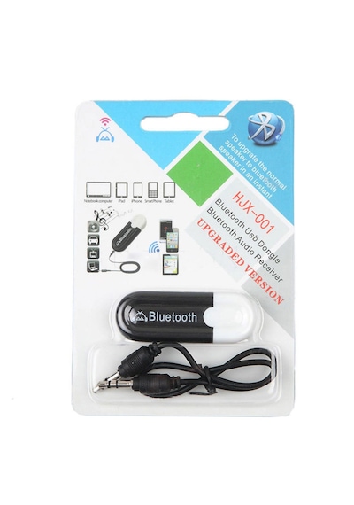 HJX-001 Araba USB Bluetooth 5 Adaptörü Ses Müzik Alıcı 3.5mm Aux Araç Kiti Kablolu Hoparlörü, Kulaklığı Telefona Bağlar