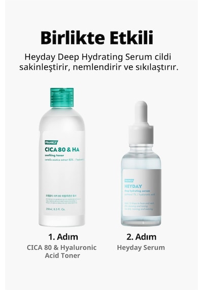 Frankly %80 Cica İçeren Hassas Ciltler İçin Yatıştırıcı Ve Nemlendirici Tonik 260 ML