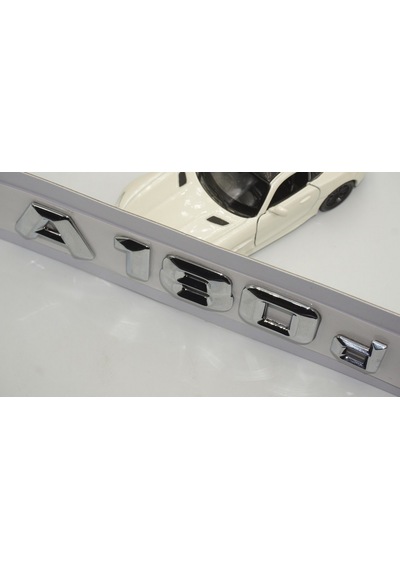 A180d Bagaj Krom Metal 3M 3D Yazı Logo