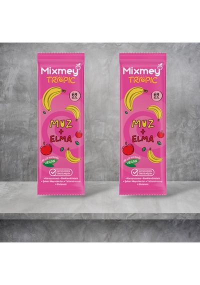 Tropik Meyve Barı Muz + Elma 20 Gr X 2 Adet