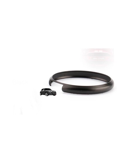 Mini Cooper Kumanda Halkası Alüminyum R55 R56 R57 R58 R59 R60 Metal Kumanda Çerçevesi Siyah