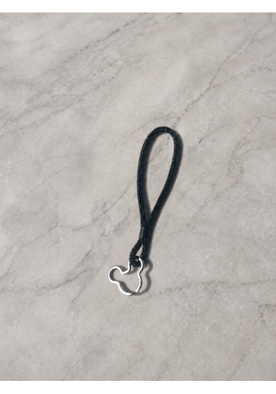 Füme Taşlı Mickey Mouse Anahtarlık Işıltılı Taşlı Oto Anahtarlık