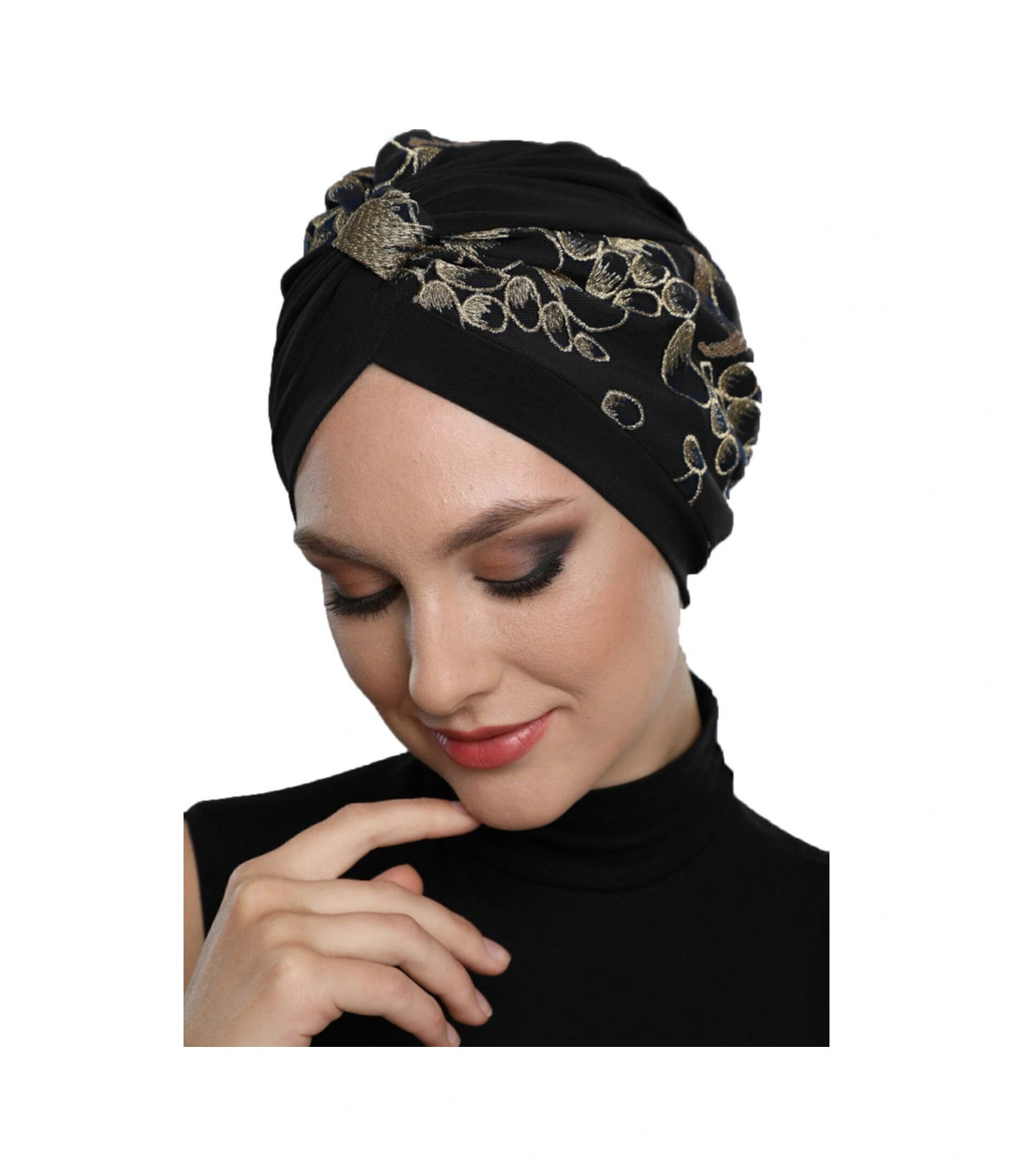Elysianfidan Özel Tasarım Siyah Üzeri Bej Nakışlı Oval Desenli Astarlı Hazır Türban Tesettür Abiye Bone Siyah23 Elysianfidan Özel Tasarım Siyah Üzeri Bej Nakışlı Oval Desenli Astarlı Hazır Türban Tesettür Abiye Bone Siyah23
