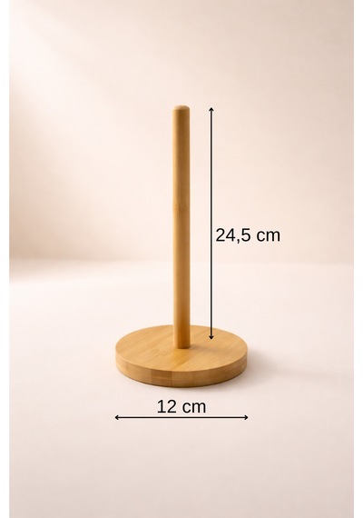 Rulo - Bambu Kağıt Havluluk Yuvarlak 27 Cm Bambu