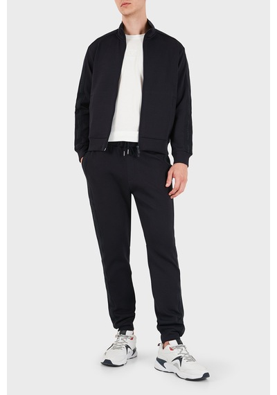 Armani Exchange Pamuk Karışımlı Dik Yaka Fermuarlı Sweat Erkek Sweat Xm003144 Af13047 Ub101 Lacivert