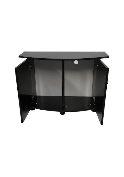 Kanki Pet Mdf Bombeli Akvaryum Sehpası Siyah 80 CM
