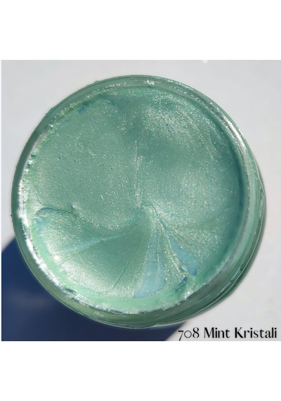 Su Bazlı Sıvı Varaklar 40ml - 708 Mint Kristali Ahşap, Taş Tozu, Hobi, Dıy