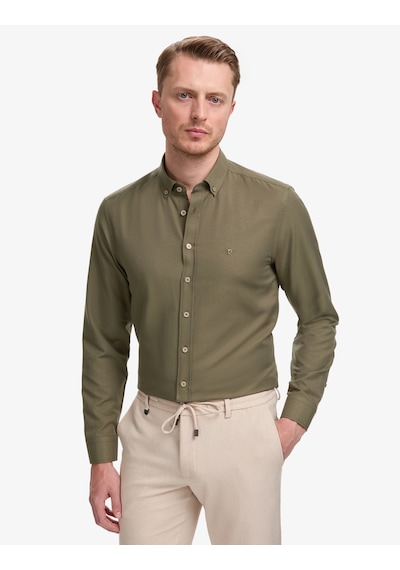 Pierre Cardin Erkek Haki Gömlek Desenli 50325365-vr027