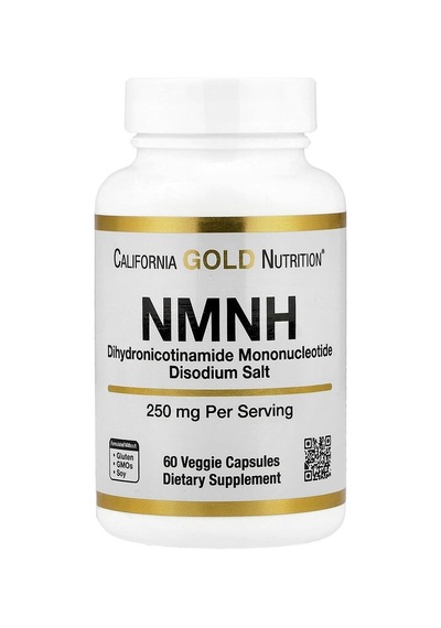 California Gold Nutrition, Nmnh, 250 Mg, 60 Veggie Capsules Aromasız