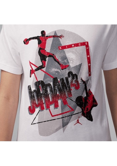 Nike Nıke Jordan Jdb Jordan 3peat Ss Tee Erkek Çocuk Tişört 95d735 001 001 Çok Renkli
