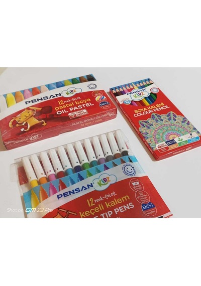 Kırtasiye Seti 3 Parça