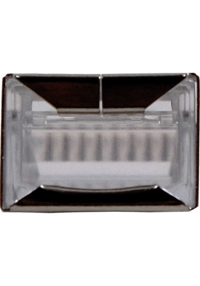 Metal Rj45 Cat5 Jack Konnektör Uç Lan Ethernet 100lu Paket