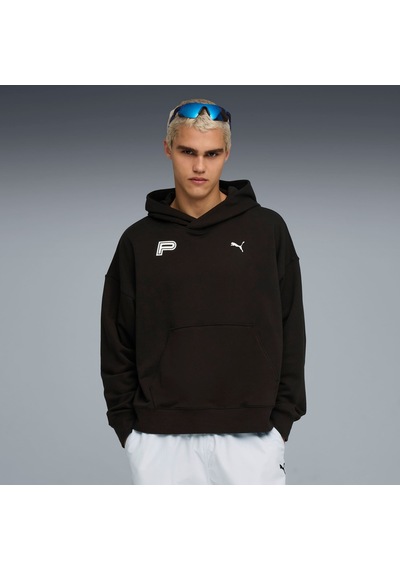 Future.puma.archıve Graphıc Boxy Unısex Kapüşonlu Sweatshırt 632078 01 Siyah