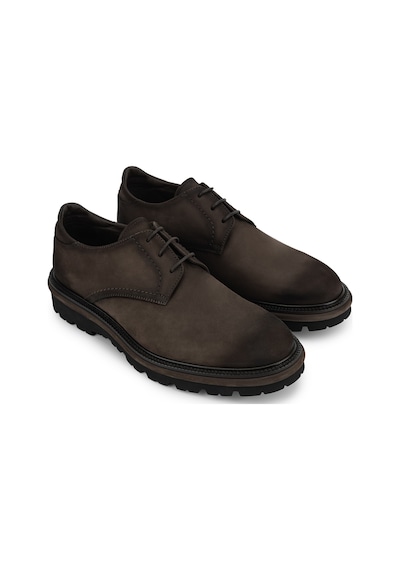 Giampiero Nicola Erkek Hakiki Deri Kahverengi Casual Ayakkabı 664 B39660a Erk Erk Sk26-27 T.moro Kahve