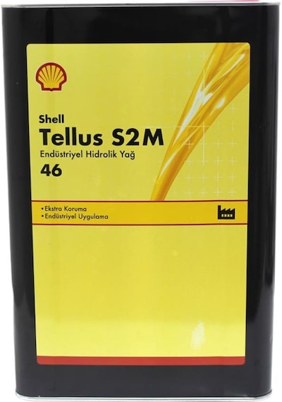 Shell Tellus S2M 46 Yüksek Performanslı Hidrolik Sistem Yağ 15 KG