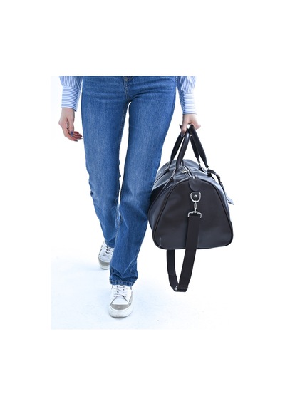 My Free Bag Gk Siyah Deri Unisex İş, Seyehat, Spor İçin El Çantası / Valizi Siyah