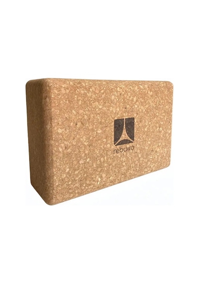 Rebuwo Doğal Cork Yoga Bloğu, Ekstra Destek Ve Stabilite, Na...