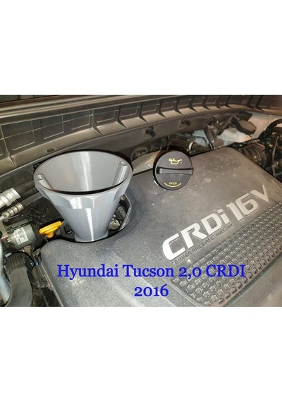 Kia / Hyundai Motor Yağı Huni Dişli Threaded , Havalandırmalı