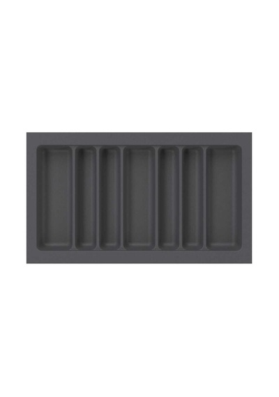 Starax 84x49 Antrasit Plastik Kepçelik 7 Gözlü Modül 90cm S-2690-ap Çok Renkli