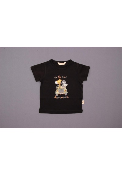 Mini Damla T-shirt Safari Siyah-9254 Siyah