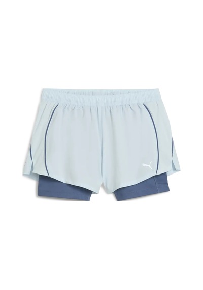 Puma Run Velocıty 2ın1 3" Short W Mavi Kadın Şort Puma Run Velocıty 2ın1 3" Short W Mavi Kadın Şort