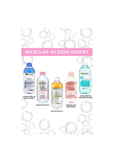 Micellar Gül Suyu Kusursuz Makyaj Temizleme & Işıltı 400 Ml 3 Paketi