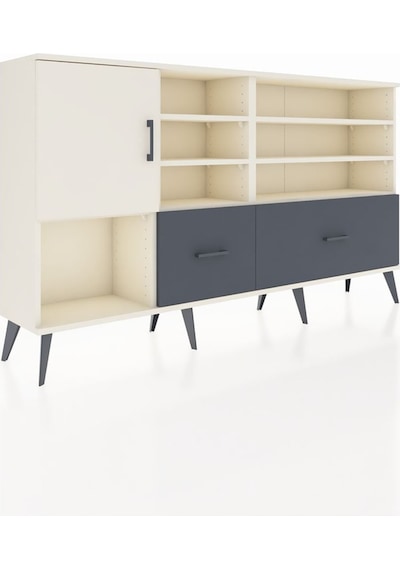 Arges Konsol 8 Raflı 2 Çekmeceli Tek Kapaklı 176x30x99 Aytaşı-aytaşı/antrasit Aytası/antrasıt - Aytası Arges Konsol 8 Raflı 2 Çekmeceli Tek Kapaklı 176x30x99 Aytaşı-aytaşı/antrasit Aytası/antrasıt - Aytası