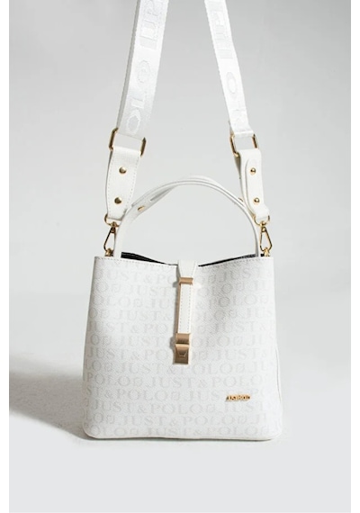 Just Polo Kadın Günlük Kullanıma Uygun Şık El Ve Omuz Çantası Shoulder Bag Beyaz