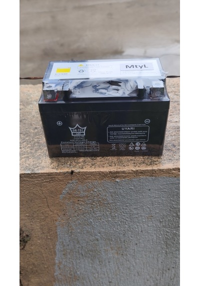 Zelsun Zls 125 Benito Uyumlu Kaliteli Hazır Şarjlı Akü 12 V 7 Ah