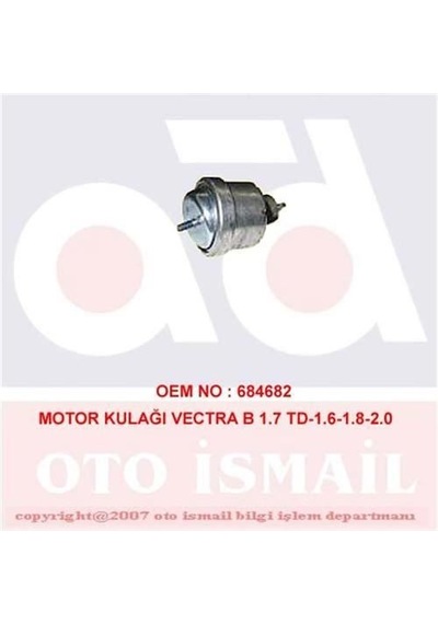 DOĞRU KAUÇUK 811 MOTOR TAKOZU ÖN SOL VECTRA B  1.7 TD