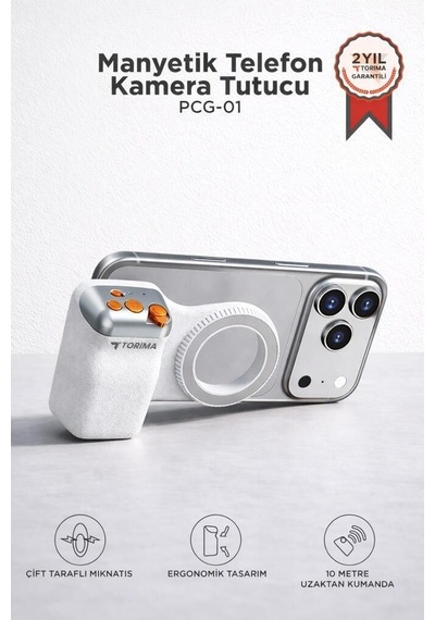 Özel Seri Taşınabilir Stant Çekim Standı Mobil Aksesuar Telefon Tutucu Pcg01 Beyaz