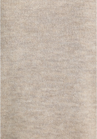 Colin's Colins Regular Fit Yuvarlak Yaka Nakışlı Kadın Bej Kazak Cl1083334 Q1.v2 Bme