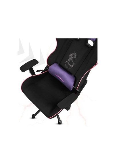 Rio Balerion Terletmez Kadife Kumaş Siyah Gaming Oyuncu Koltuğu - 10 Siyah