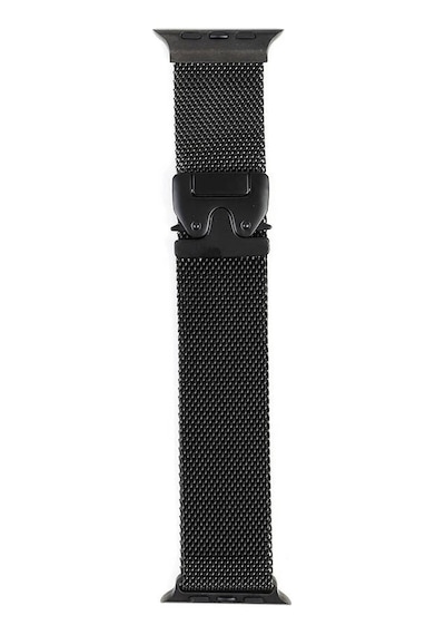 Apple Uyumlu  Watch 10 42 MM Zore Krd-25 Metal Hasır Kordon-gümüş