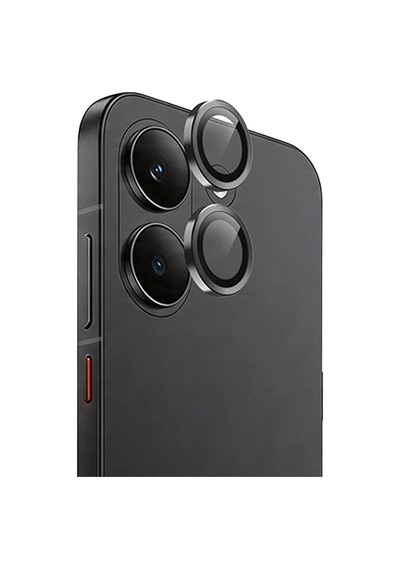 Newface Xiaomi Poco X8 Pro Raze Metal Kamera Lens - Siyah Çr