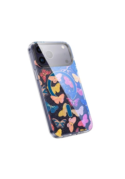 Onegif Apple iPhone Uyumlu 17 Pro/18 Pro Desina Magsafe Kapak - Desen 5