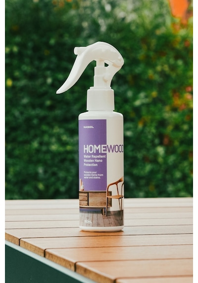 Nasiol Homewood Su İtici Ömür Uzatan Ev Ahşap Yüzeyler Nano Kaplama 1 Yıl Dayanım Ahşap Koruma 150 ML
