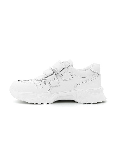 Rakerplus Tbons Özel Tasarım Hakiki Deri Beyaz Kız Çocuk Sneakers Ayakkabı Beyaz