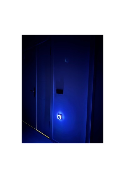Modern Sensörlü Led Gece Lambası Led Işık Spot Mavi