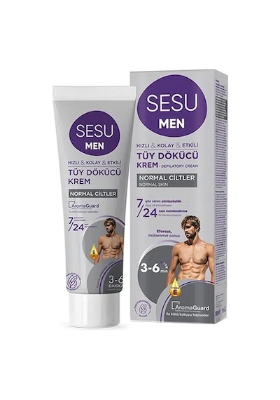 Sesu Tüy Dökücü Krem For Men 100ml 2 Li Set