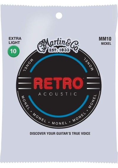 Martin Co Retro Mm10 Nickel Alloy Extra Lt 10-47 Akustik Gitar Teli