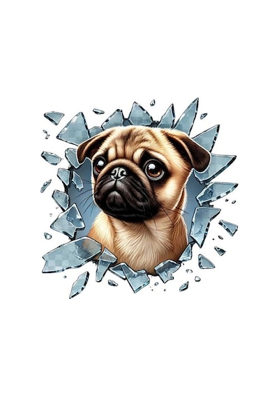 Fulcar French Bulldog Araç Stickerı Standart